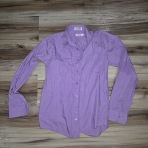Izod Lavender Long Sleeve Shirt